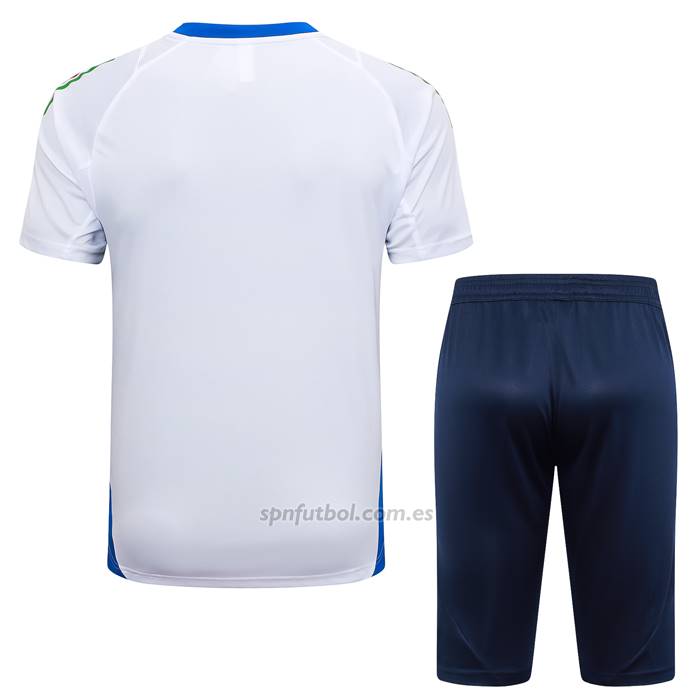Chandal del Italia Manga Corta 2024-2025 Blanco - Pantalon Corto
